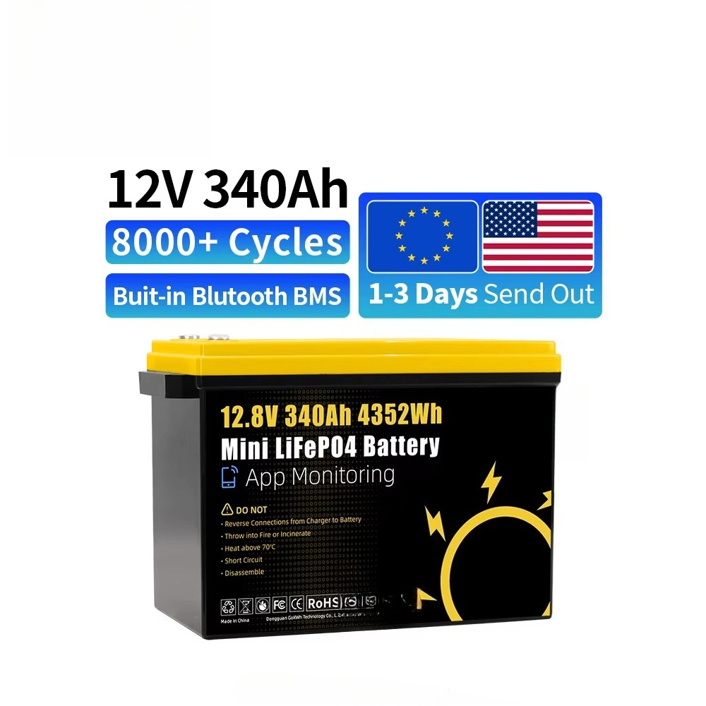 Lifepo4 Battery 12V 100Ah - GoKWh Marine 12v Lifepo4 batería de