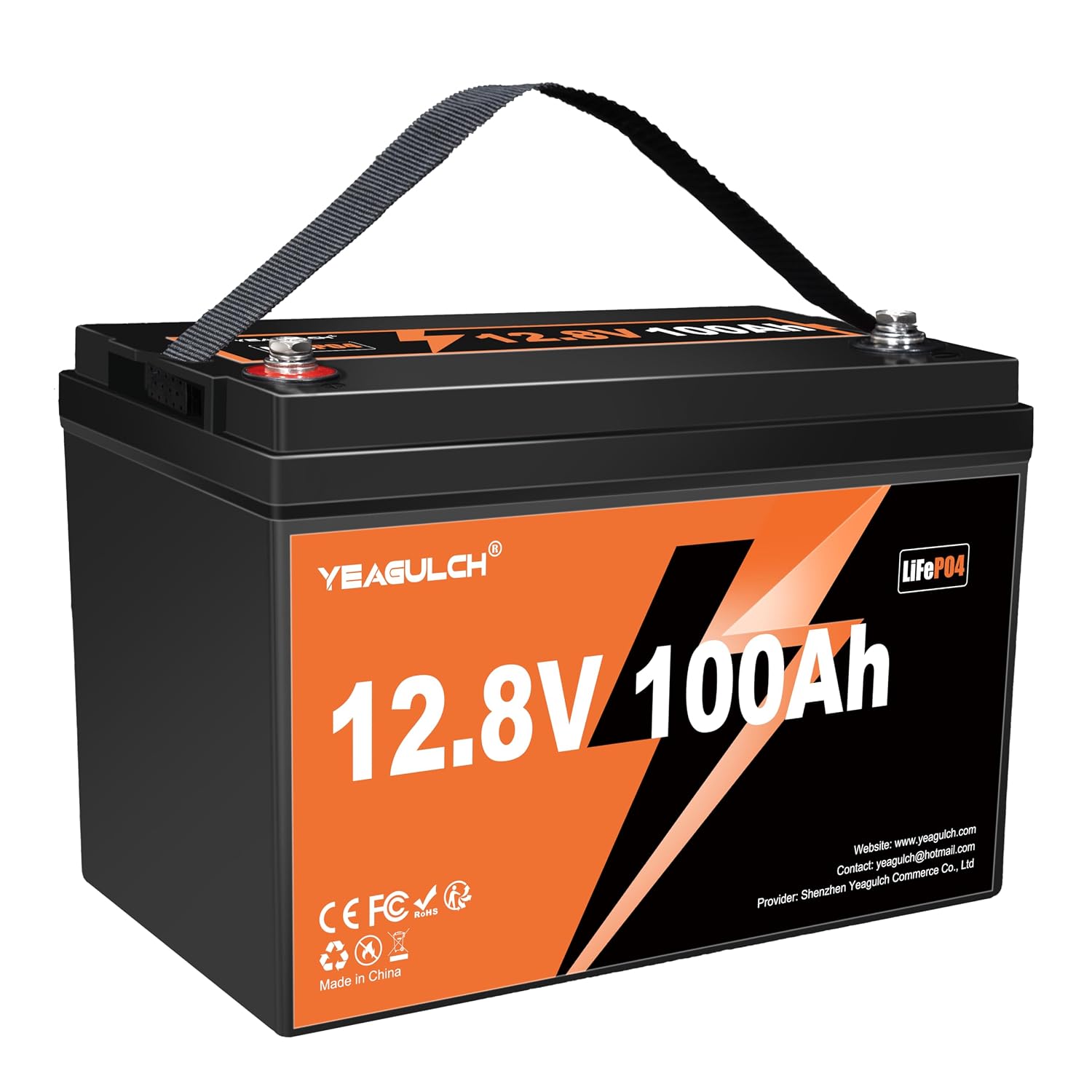 Lifepo4 Battery 12V 100Ah - Batería LiFePO4 de 12V 100Ah con