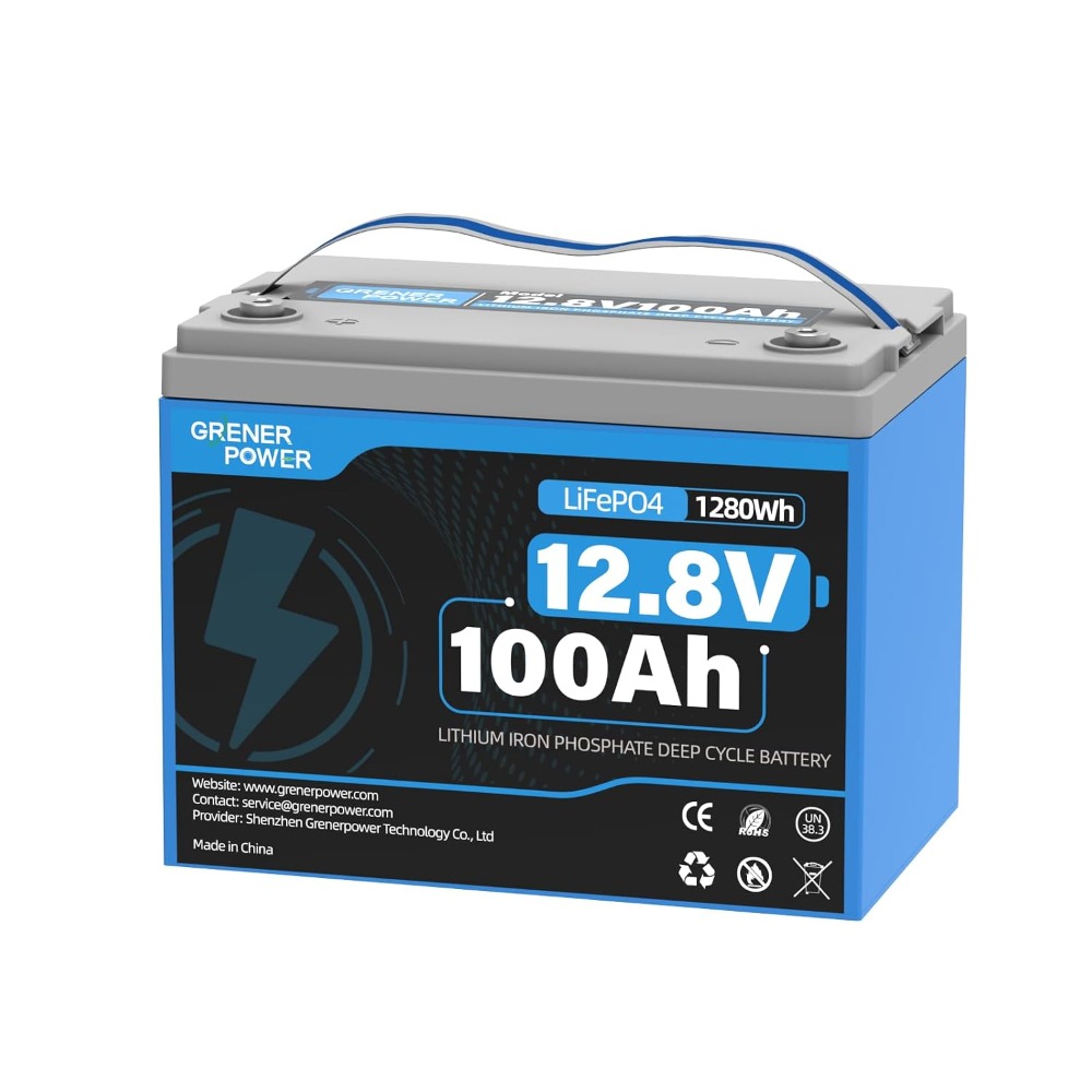 Lifepo4 Battery 12V 100Ah - Batería LiFePO4 de 12V 100Ah Grupo
