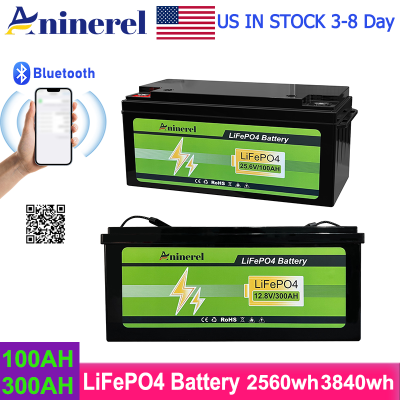 Lifepo4 Battery 24V 100Ah Trolling Motor - Batería de Litio LiFePO4 Aninerel 3840Wh