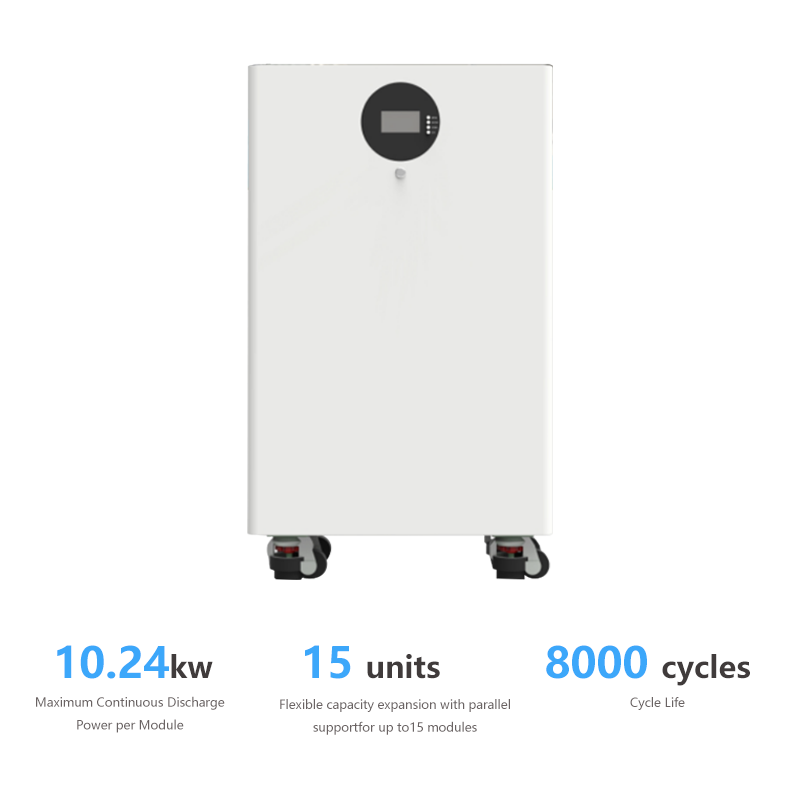 Lifepo4 Battery 51.2V 280Ah - Salida de CA 300A 10,24KW batería