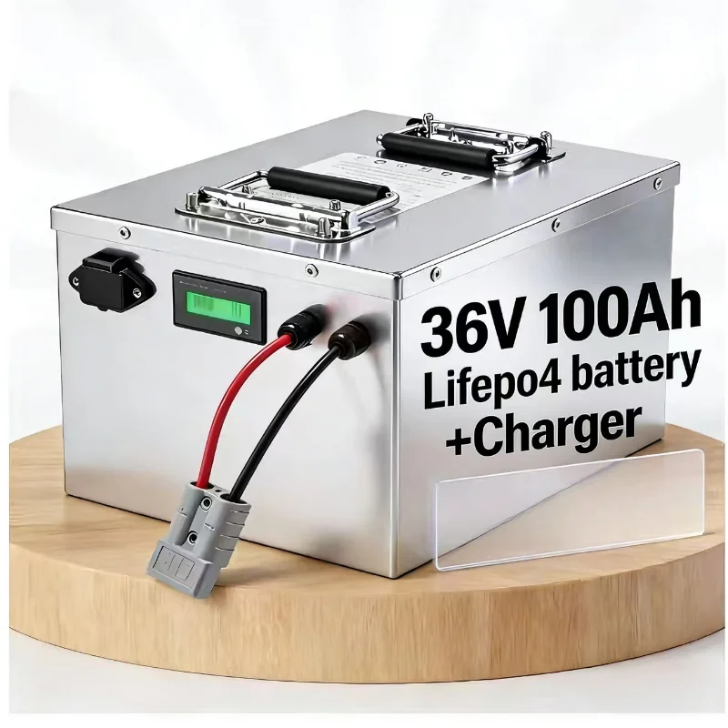 Lifepo4 Battery 36V 100Ah - E-Mobility Essential: Batería LiFePO4 de 36