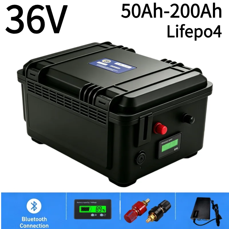 Lifepo4 48V 50Ah Golf Cart - Paquete de Baterías LiFePO4 de 36V