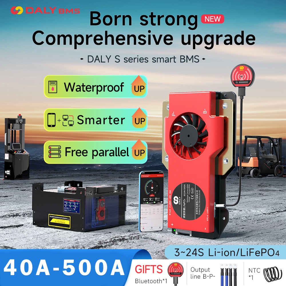 Smart Bms 16S 48V 200A Bluetooth - Daly Smart BMS 3,2 V Lifepo4