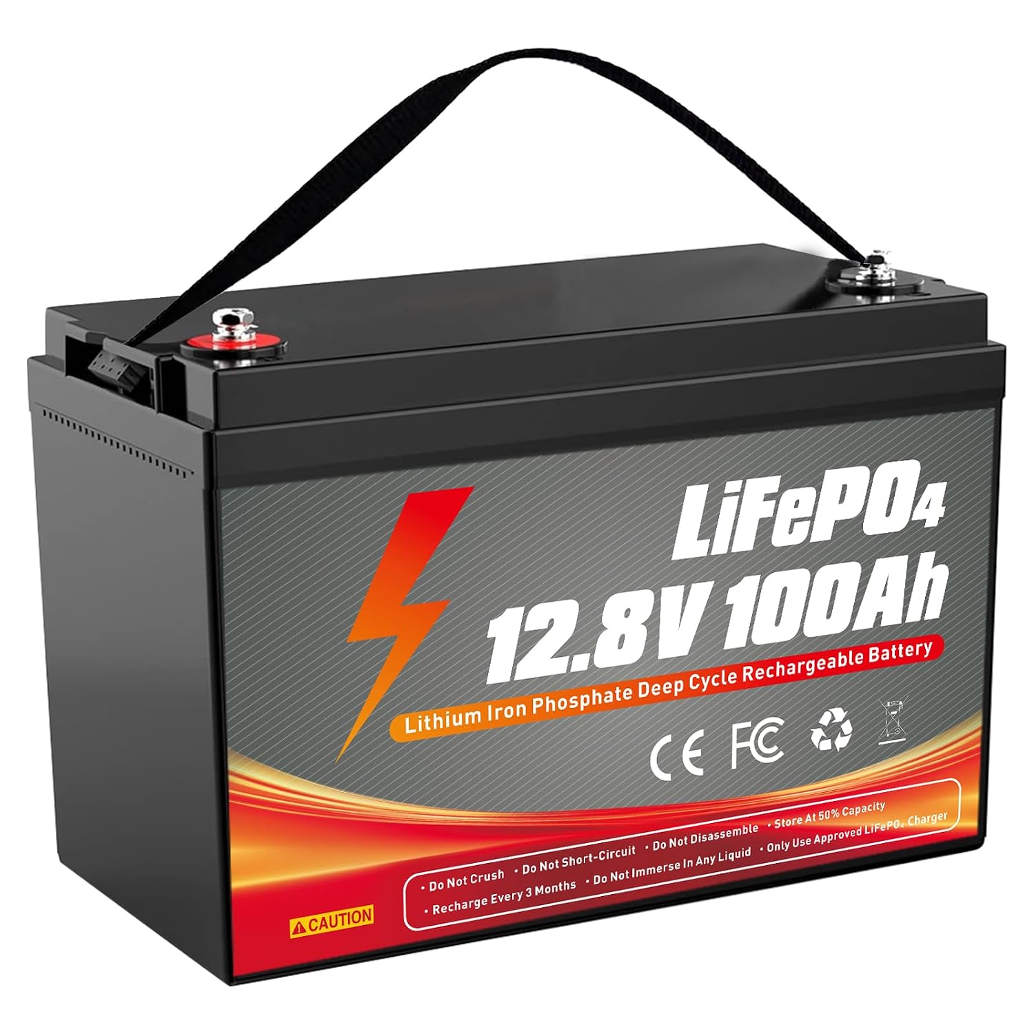 Lifepo4 Battery 12V 100Ah - Batería LiFePO4 de 12V 100Ah con