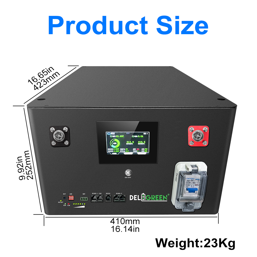 Lifepo4 Battery 51.2V 280Ah - Caja de Batería LiFePO4 de 24V