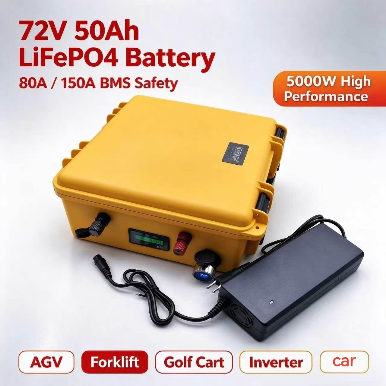 Lifepo4 48V 50Ah Golf Cart - Batería de litio de alto rendimiento