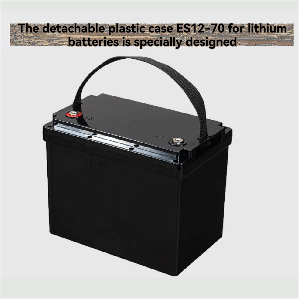 Lifepo4 Battery Box Diy 12V 100Ah - Caja de Almacenamiento DT32/12V70Ah, Carcasa para