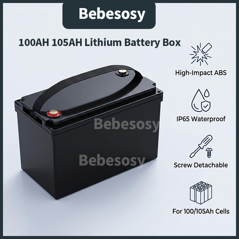 Caja de ensamblaje DIY para ba - Lifepo4 Battery Box Diy 12V 100Ah reseña y precio