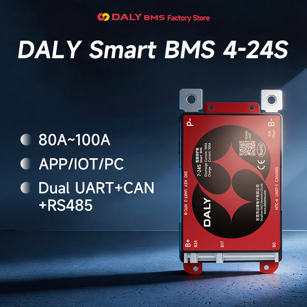 DALY SMART BMS LFP 4S 7S 8S 16 - Lifepo4 Battery 12V 100Ah reseña y precio
