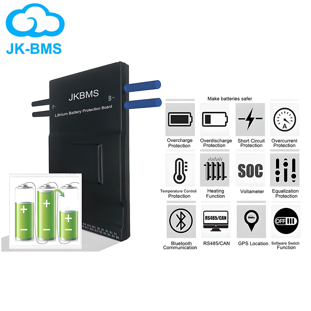 JIKONG JKBMS 4S 5S 6S 7S 8S 17 - Lifepo4 Battery 12V 100Ah reseña y precio