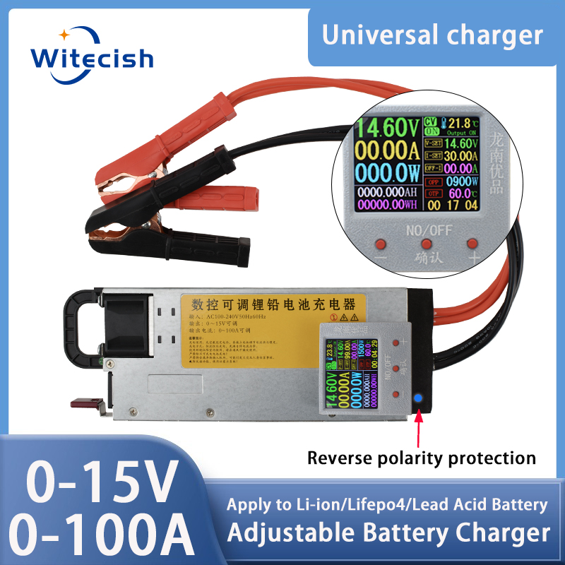 Cargador ajustable de 12 V y 1 - Lifepo4 Charger 48V 20A reseña y precio