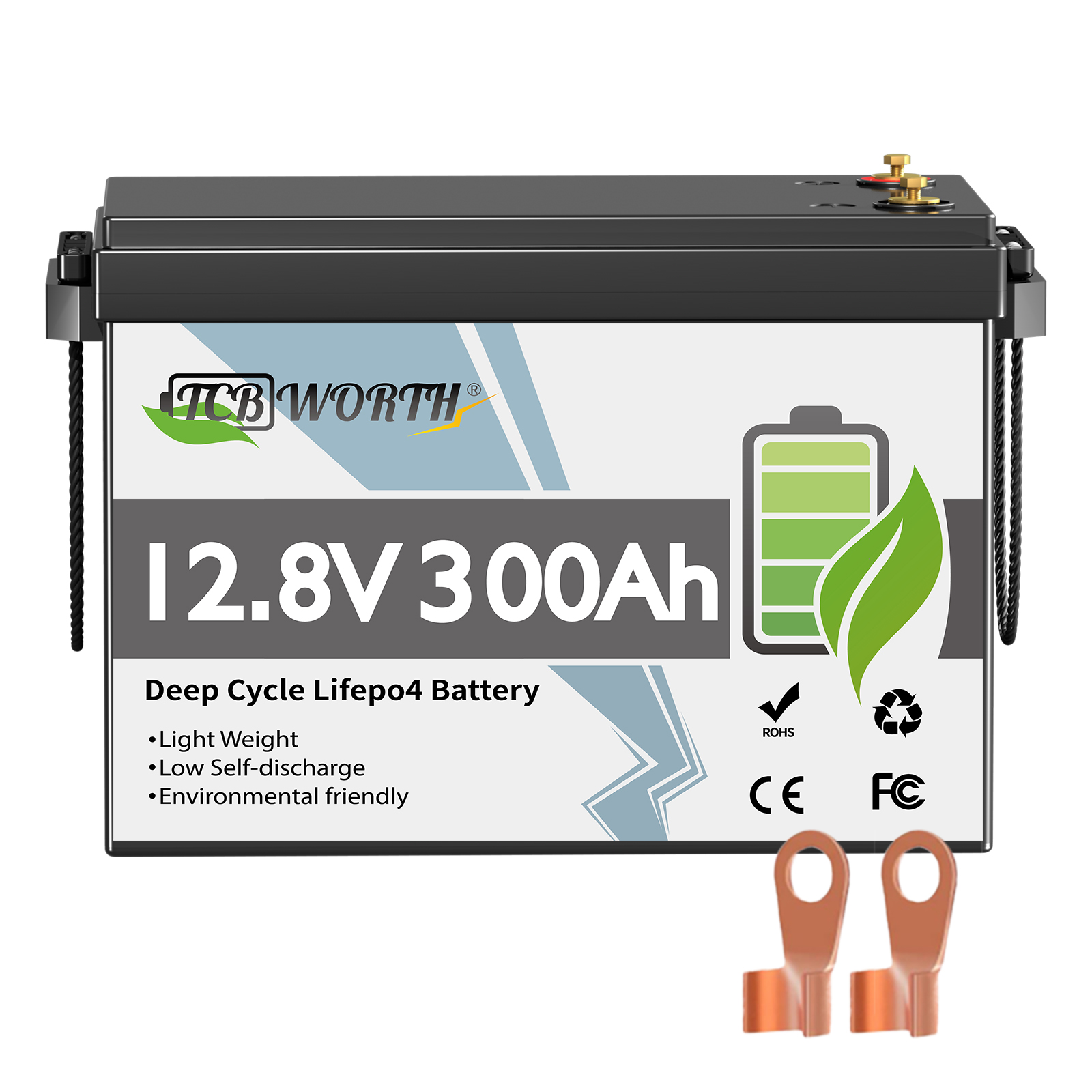 Batería de Litio LiFePO4 TCBWO - Lifepo4 12V 300Ah Deep Cycle reseña y precio