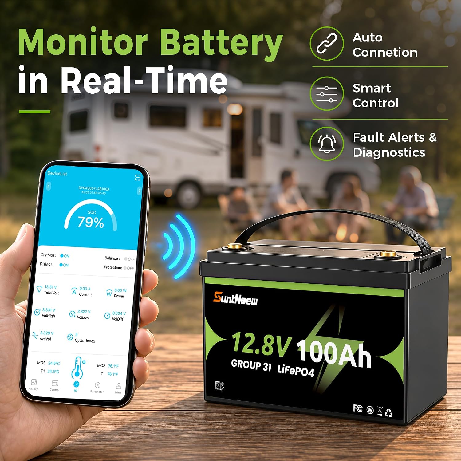 Batería LiFePO4 de 12V 100Ah c - Lifepo4 Battery 12V 100Ah reseña y precio