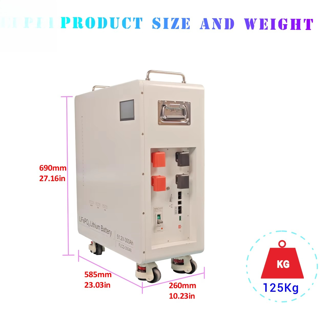 RWT 48v 300ah batería Diy Kit  - Lifepo4 Battery 51.2V 280Ah reseña y precio