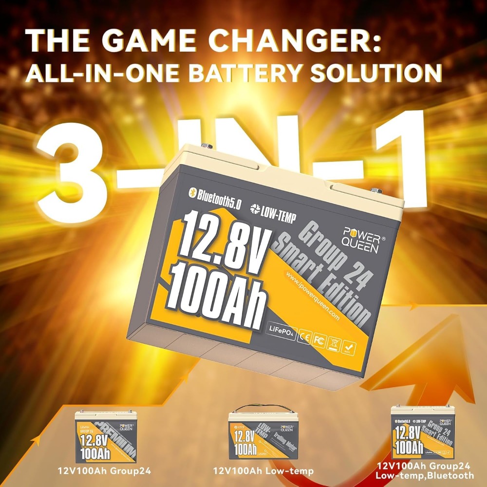 Batería de Litio LiFePO4 de 12 - Lifepo4 Battery 12V 100Ah reseña y precio