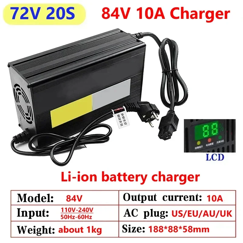 Cargador de batería de litio 1 - Lifepo4 Charger 48V 20A reseña y precio
