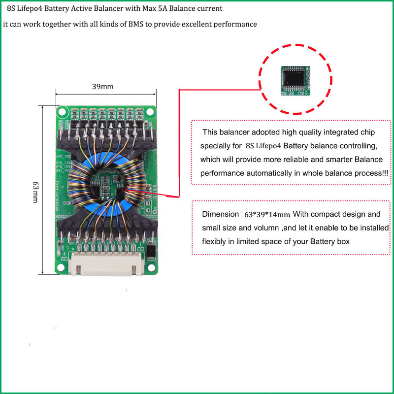 Balanceador de Baterías Activa - Battery Balancer 4S 12V Active Equalizer reseña y precio