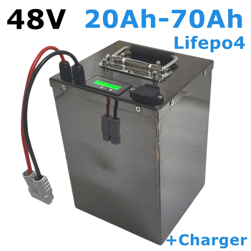 Batería de litio Lifepo4 de 48 - Lifepo4 48V 50Ah Golf Cart reseña y precio
