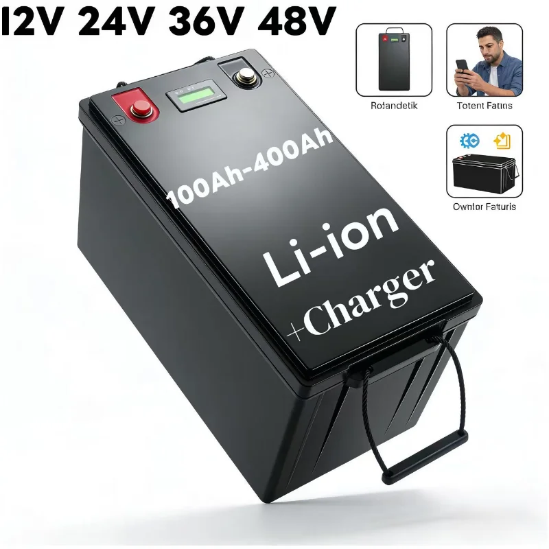 Batería de Litio con Bluetooth - 12V 100Ah Lifepo4 Bluetooth Bms reseña y precio