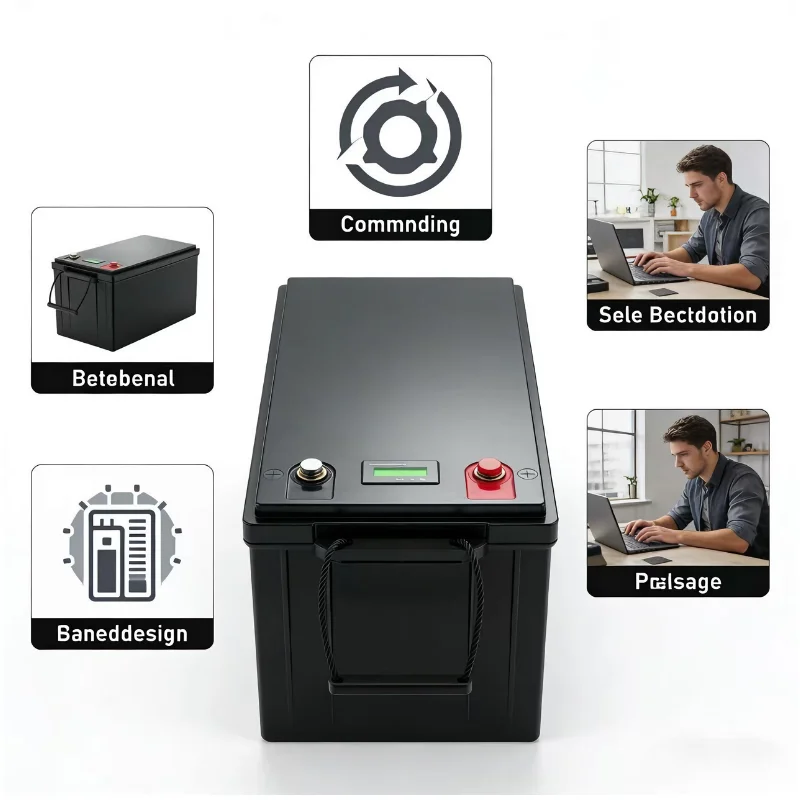 Batería de Litio con Bluetooth - 12V 100Ah Lifepo4 Bluetooth Bms reseña y precio