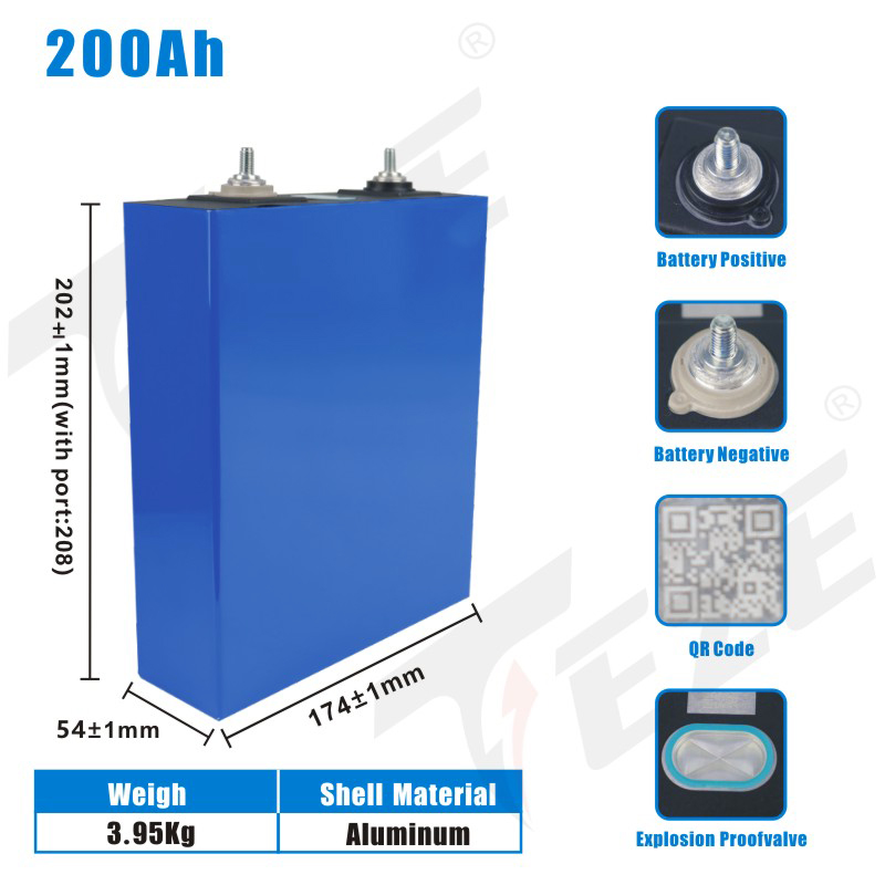 Batería LifePO4 de 3,2 V, 202A - Lifepo4 Battery 24V 200Ah reseña y precio