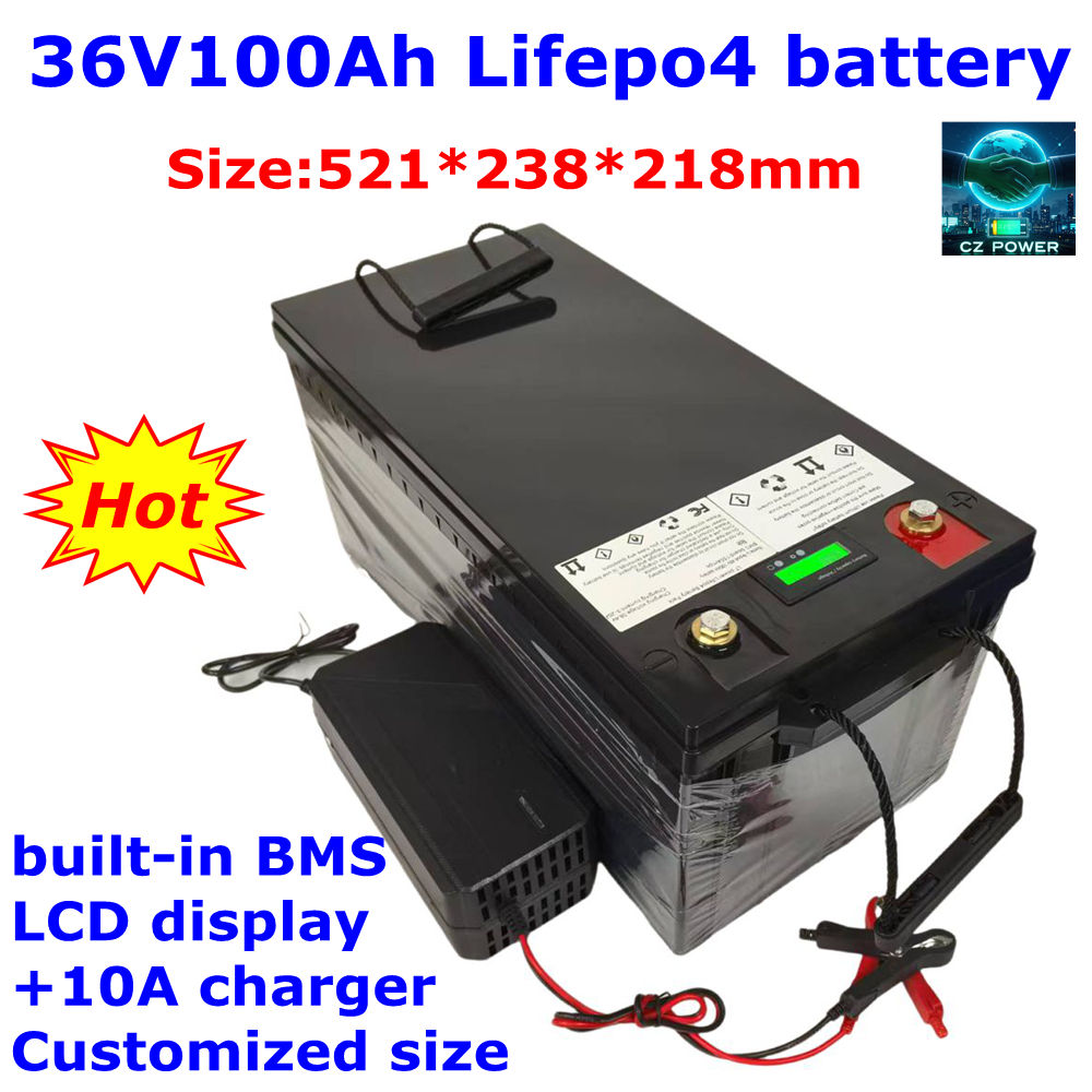 Batería Lifepo4 de litio CZ, 3 - Lifepo4 Battery 36V 100Ah reseña y precio