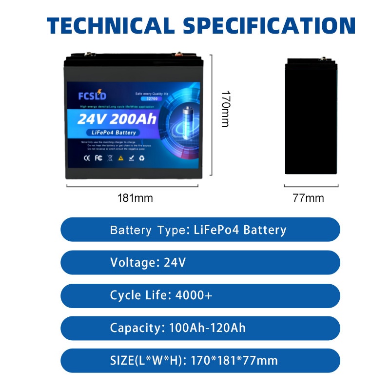 Nueva Batería LiFePO4 2026 de  - Lifepo4 Battery 24V 200Ah reseña y precio