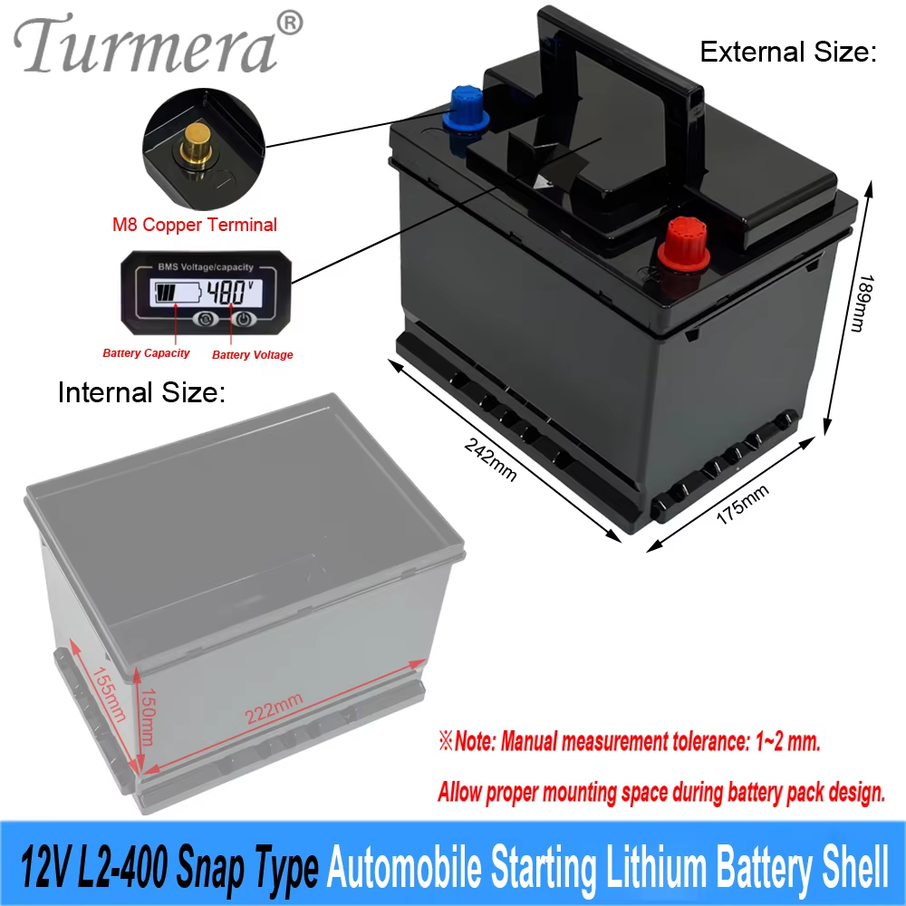 Carcasa Vacía para Batería de  - Lifepo4 Battery Box Diy 12V 100Ah reseña y precio