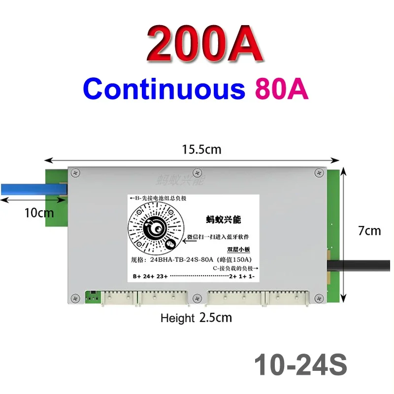 Placa de Protección y Equilibr - Smart Bms 16S 48V 200A Bluetooth reseña y precio