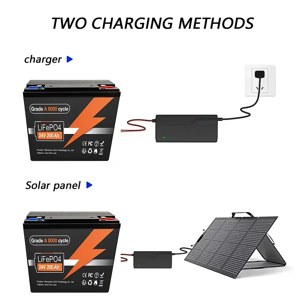 Batería de litio LiFePO4 de 24 - Lifepo4 Battery 24V 200Ah reseña y precio
