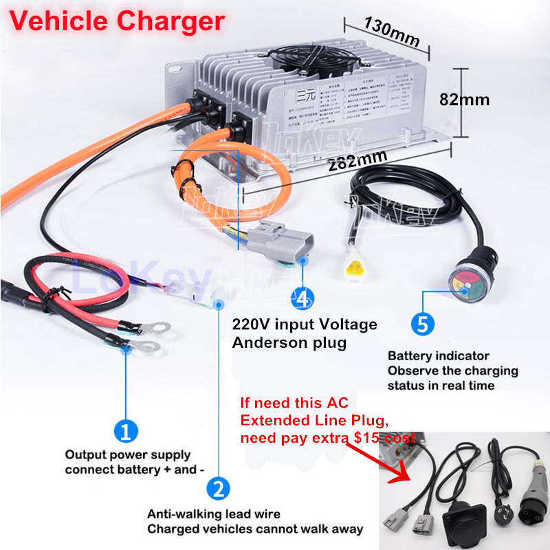 1500W 12V 24V 36V 48V 60V 72V  - Lifepo4 Charger 48V 20A reseña y precio