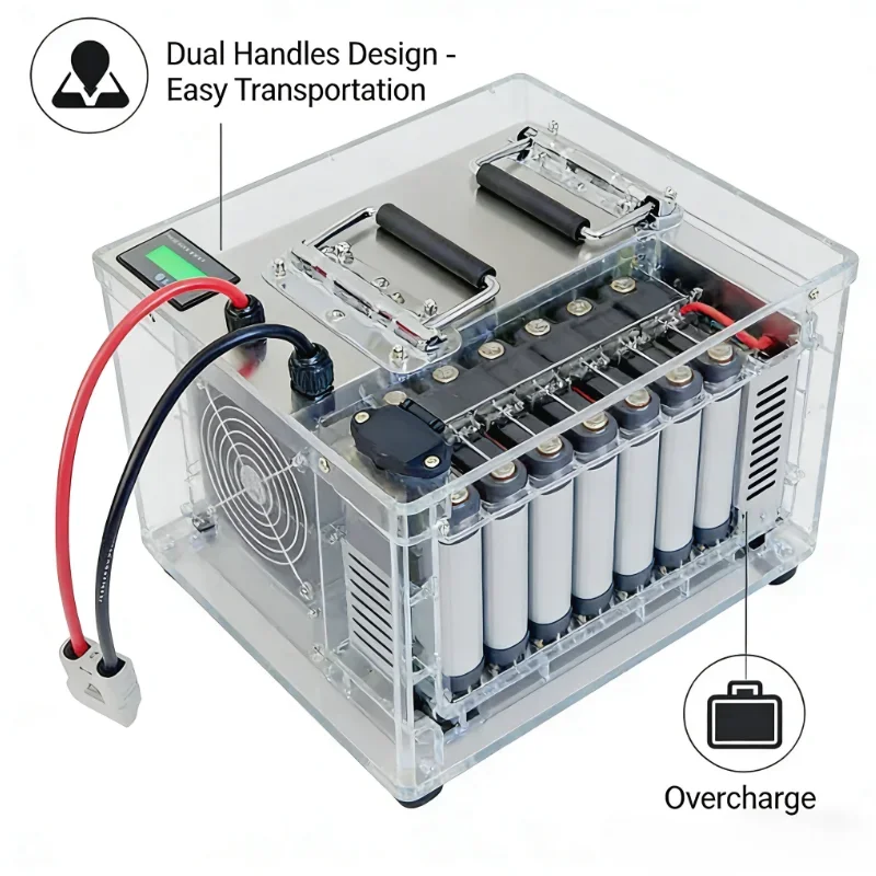 Batería LiFePO4 de 12V 24V 48V - 12V 100Ah Lifepo4 Bluetooth Bms reseña y precio