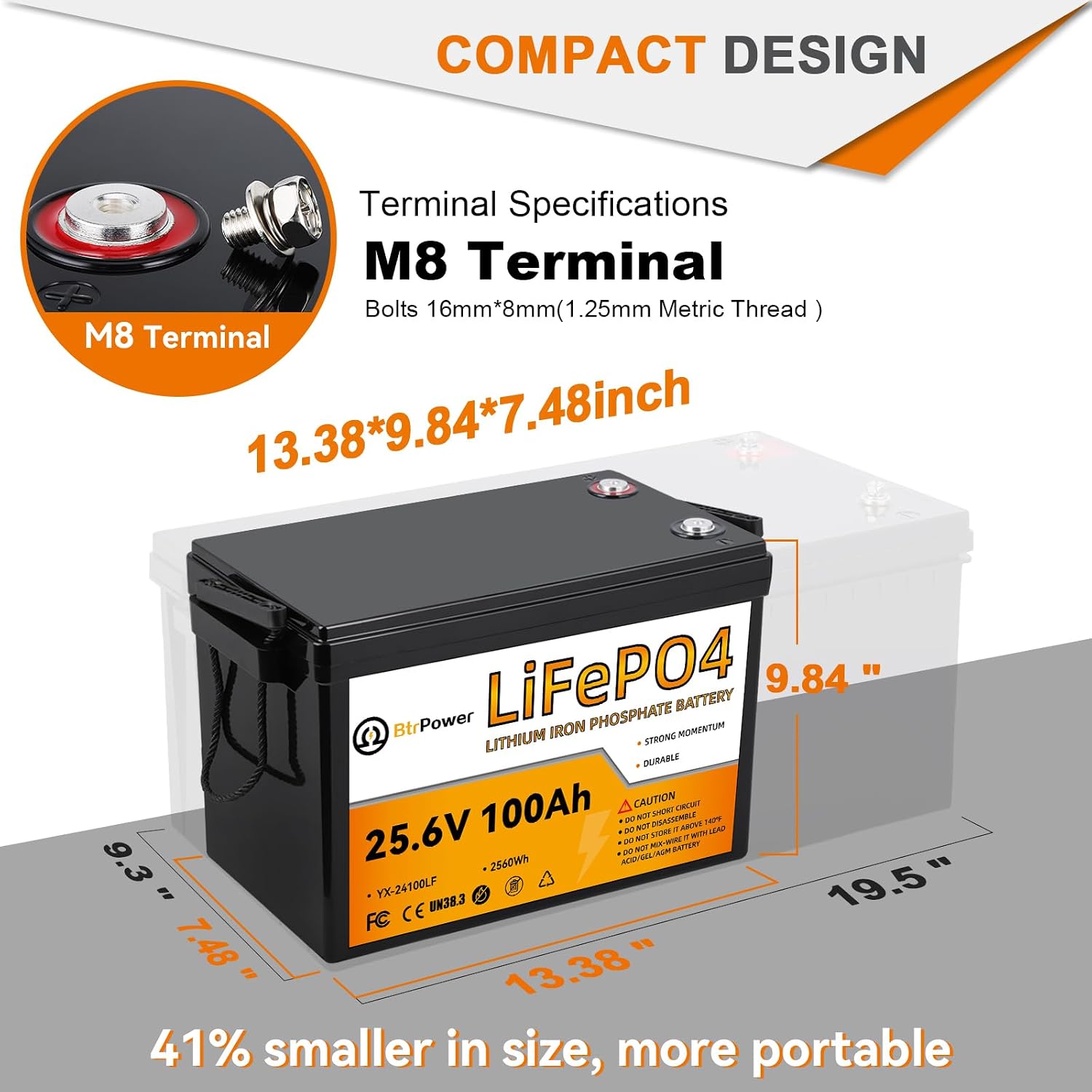 Paquete de 2 Baterías LiFePO4  - Lifepo4 Battery 24V 100Ah Trolling Motor reseña y precio