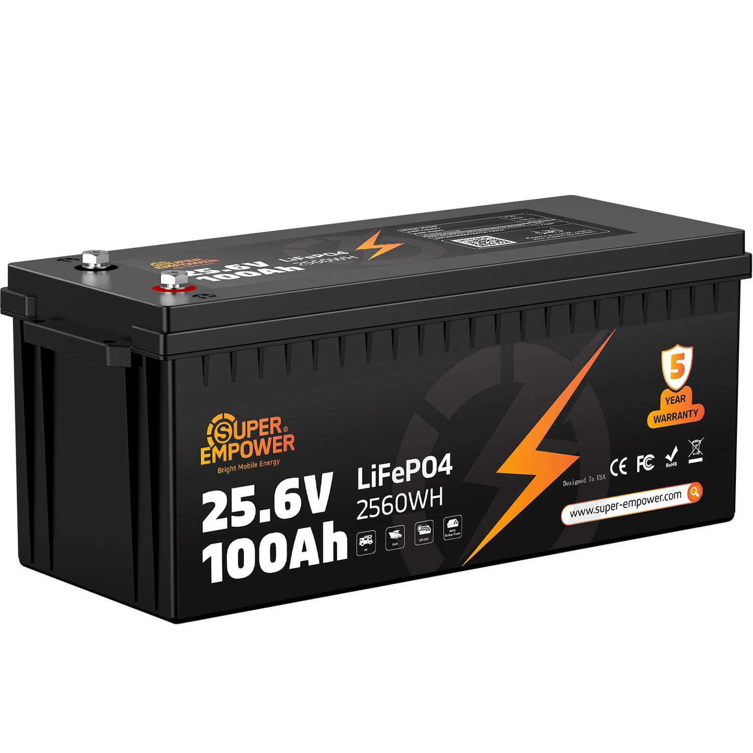Batería de litio LiFePO4 de 24 - Lifepo4 Battery 24V 100Ah Trolling Motor reseña y precio