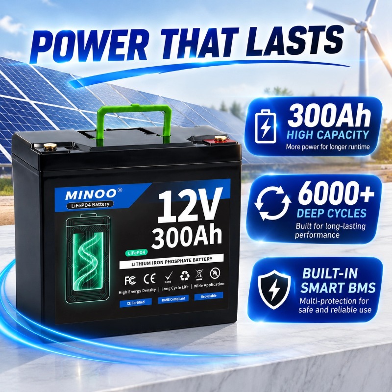 Batería de litio LiFePO4 de 12 - Lifepo4 12V 300Ah Deep Cycle reseña y precio