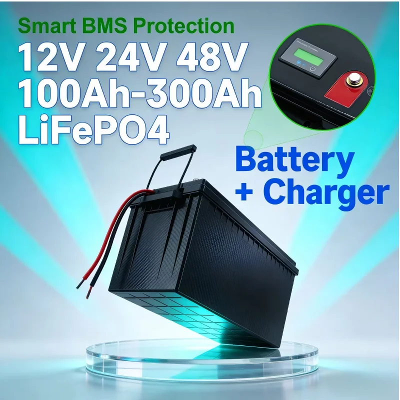 Batería de fosfato de hierro y - Lifepo4 12V 300Ah Deep Cycle reseña y precio